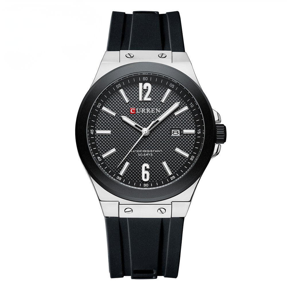 CURREN 8467 Men's Rubber Straps Watch